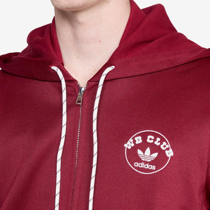 Wales Bonner x Track Hoodie Collegiate Burgundy
