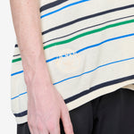 Wales Bonner x Knit Polo Shirt Wonder White | Green | Bluebird