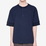 Donald Henley T-Shirt Dark Navy