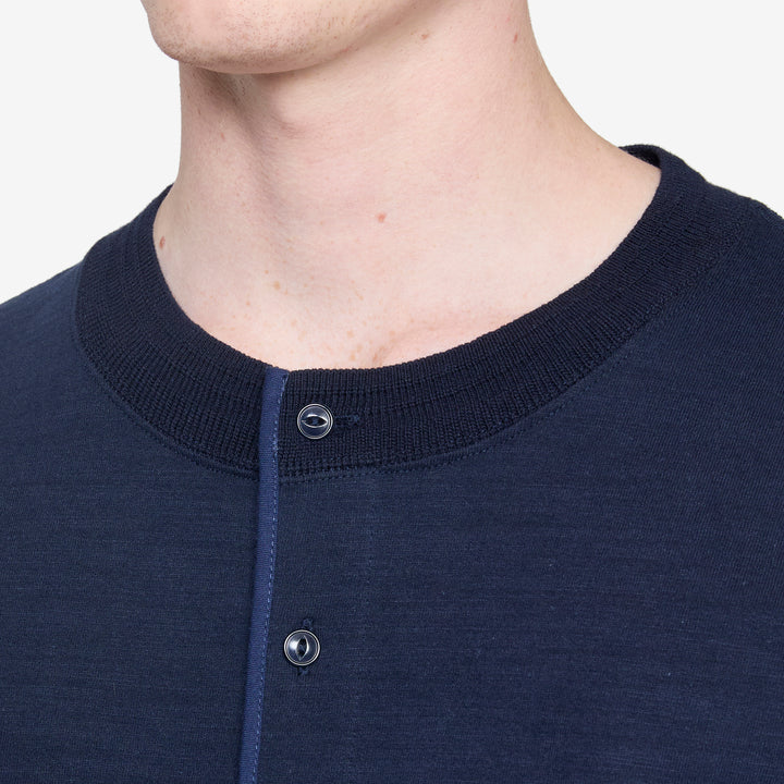 Donald Henley T-Shirt Dark Navy