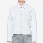 Levi's Foil Print Denim Jacket Off-White