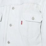 Levi's Foil Print Denim Jacket Off-White