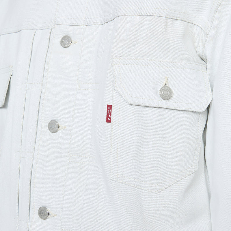 Levi's Foil Print Denim Jacket Off-White Jackets
