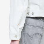 Levi's Foil Print Denim Jacket Off-White