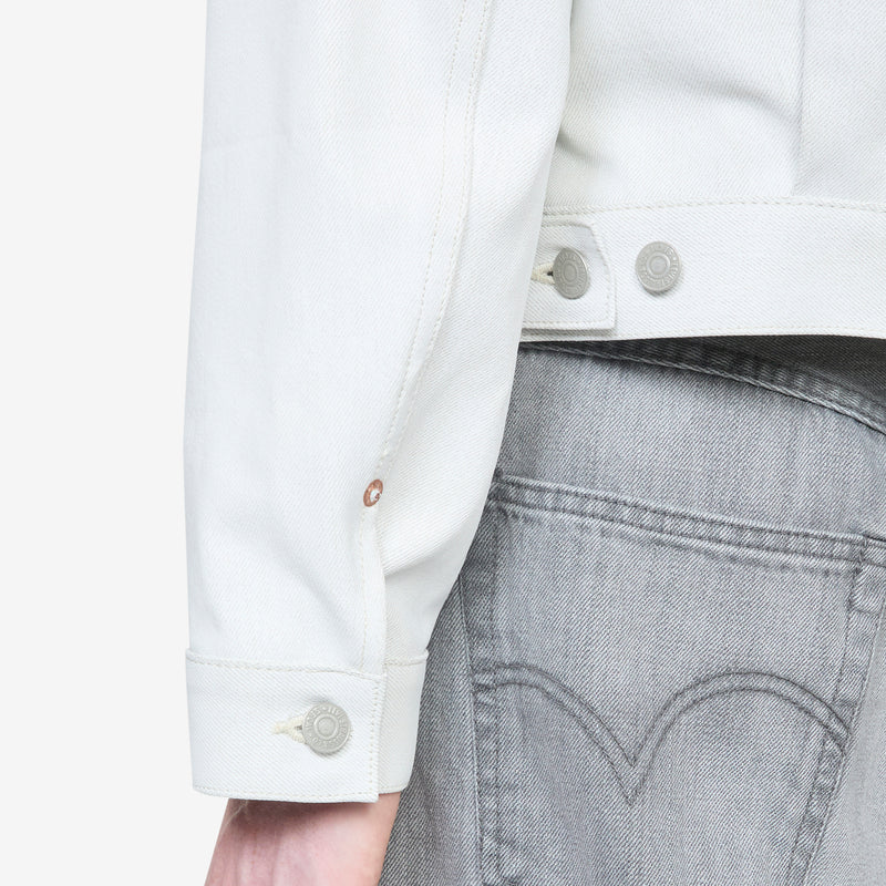 Levi's Foil Print Denim Jacket Off-White Jackets
