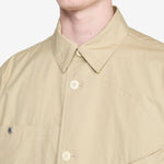 Multi-Pocket Over Shirt Beige