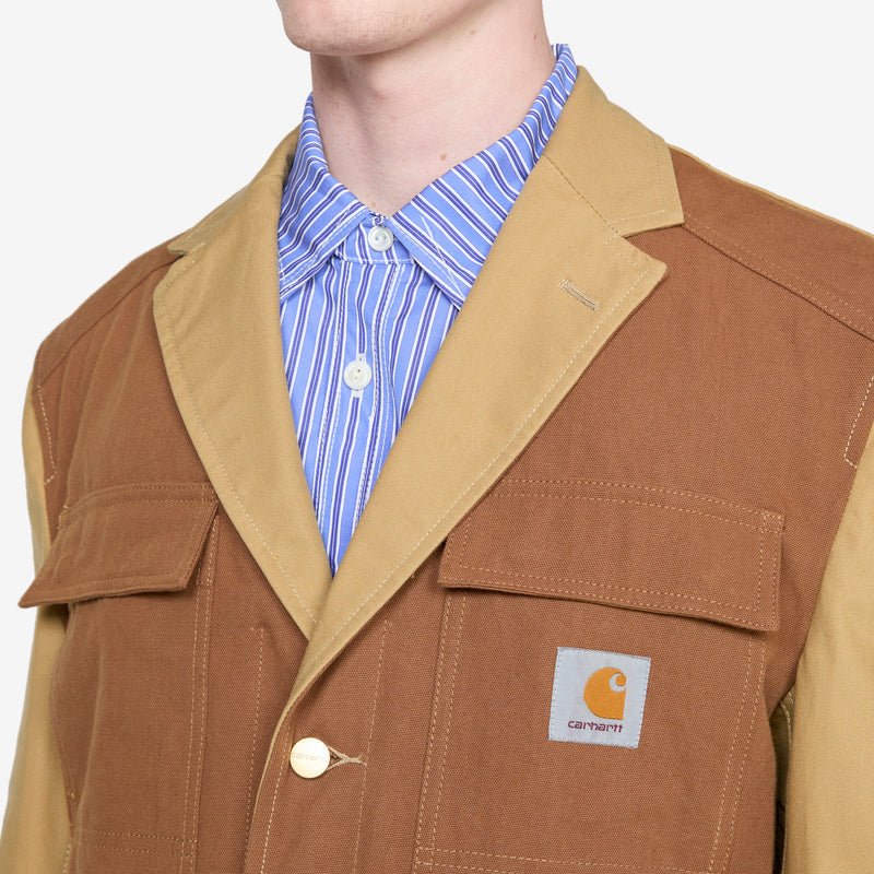 Carhartt Cotton Canvas Duck Jacket Beige | Brown Jackets