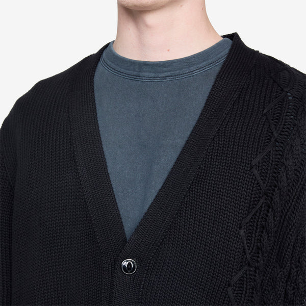 Merge Cardigan Black Jumpers
