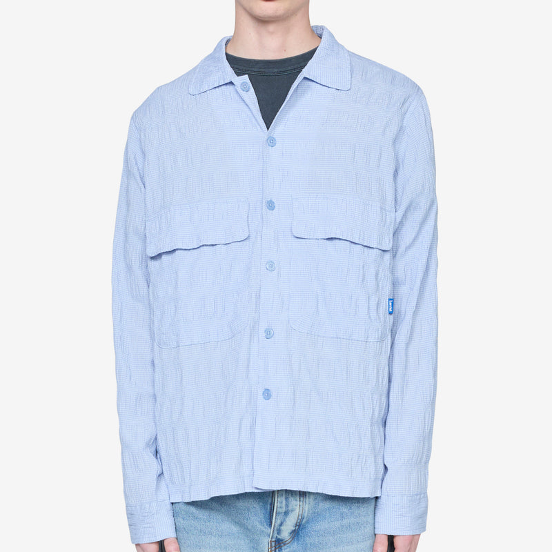 Kendalls Long Sleeve Shirt Blue Plaid Shirts