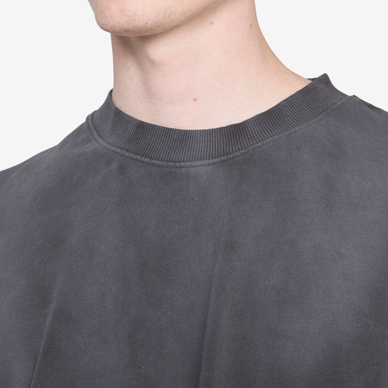 Boxy T-Shirt Sun Faded Black Tees
