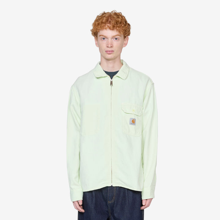 Rainer Shirt Jac Air Green Front