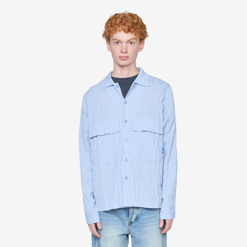 Kendalls Long Sleeve Shirt Blue Plaid Shirts