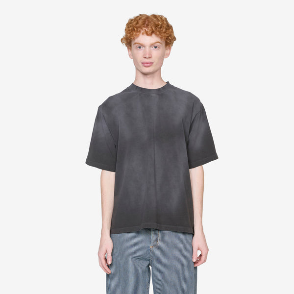 Boxy T-Shirt Sun Faded Black Tees