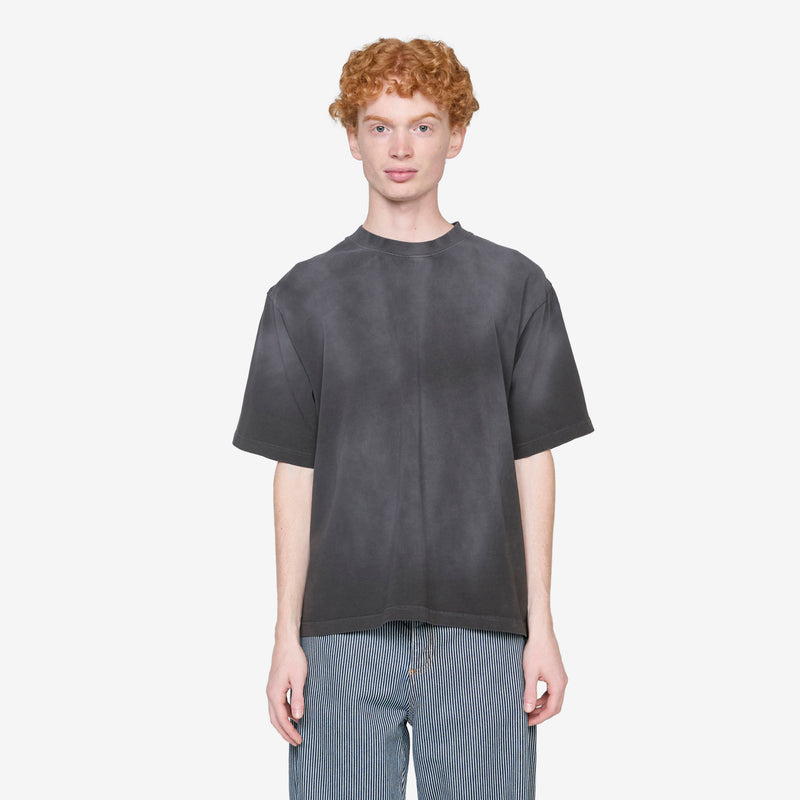 Boxy T-Shirt Sun Faded Black Tees