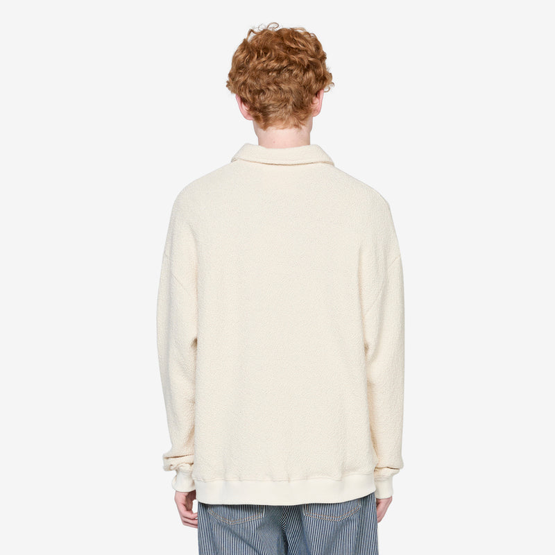 Madu Zip Polo Milk Jumpers
