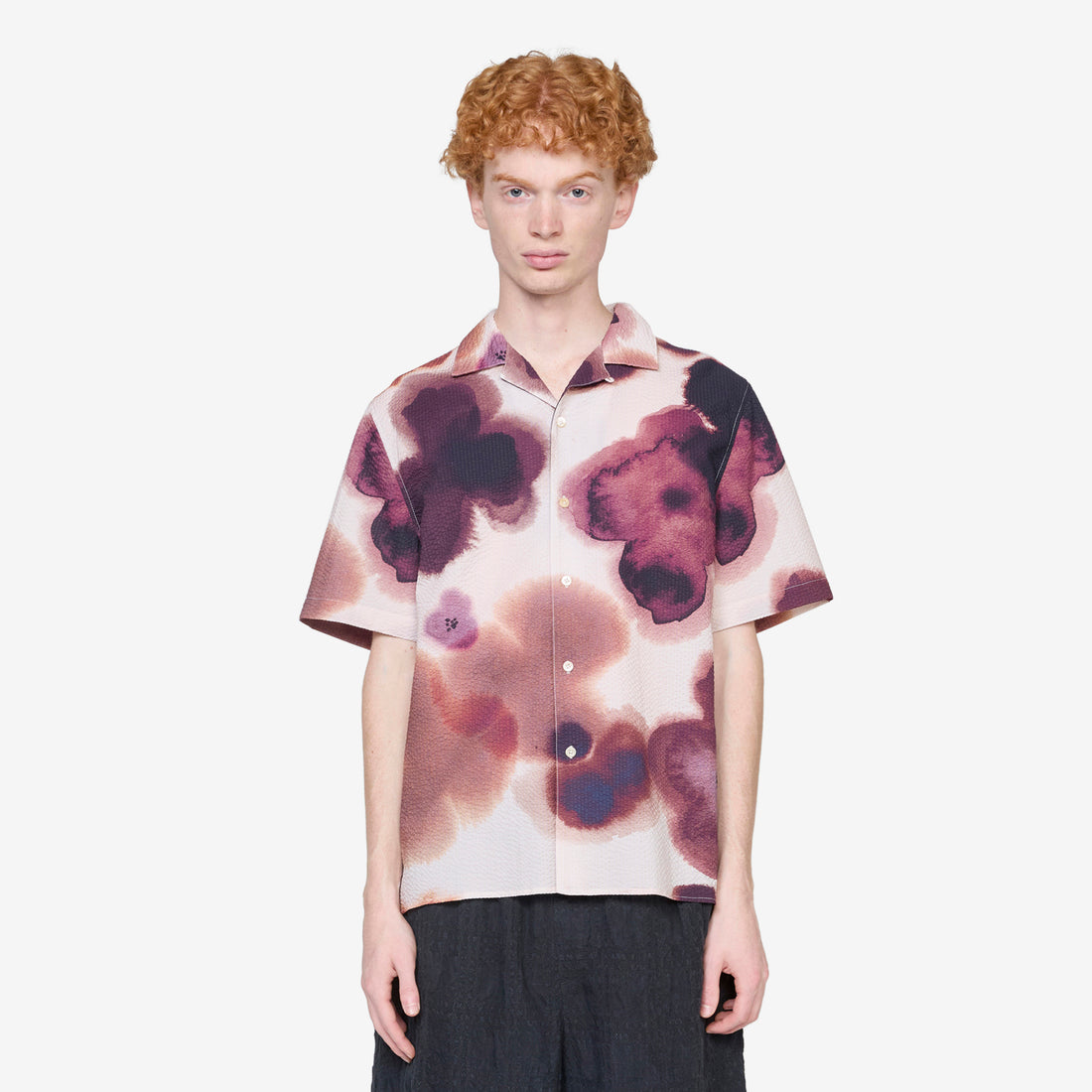 Gioia Shirt Painted Plumeria Shirts