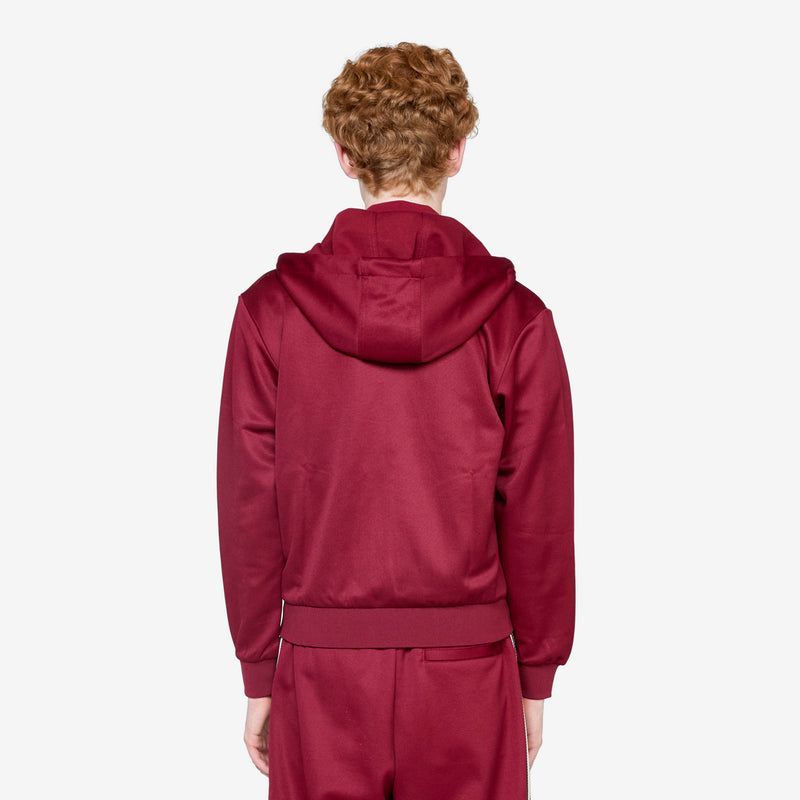 Wales Bonner x Track Hoodie Collegiate Burgundy Jumpers