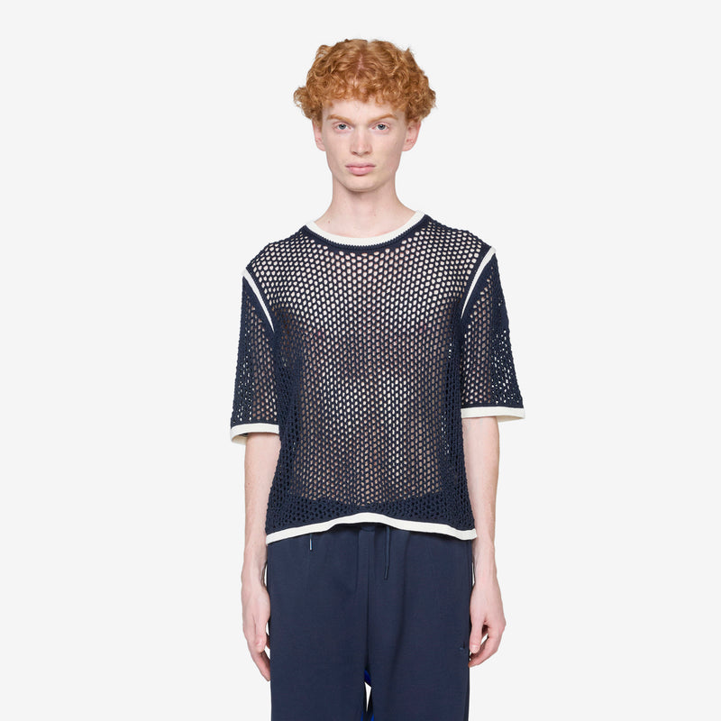 Wales Bonner x Knit Top Night Navy Tees