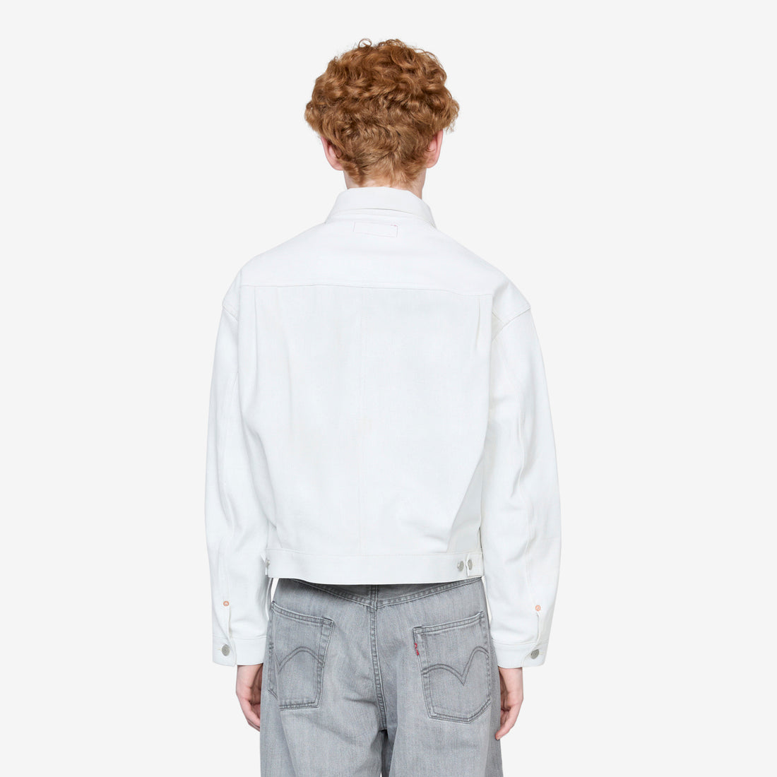 Levi's Foil Print Denim Jacket Off-White Jackets