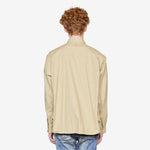 Multi-Pocket Over Shirt Beige