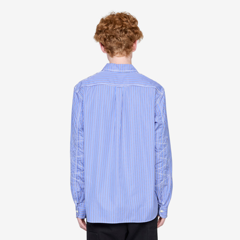 Stitch Stripe Shirt Blue Shirts