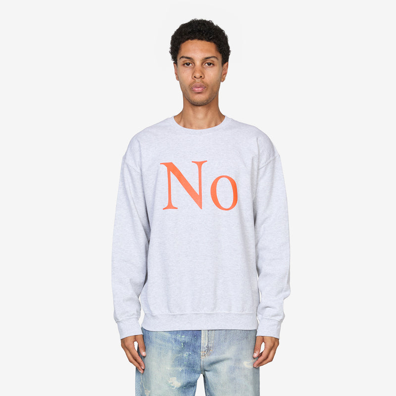 No Crewneck Ash Jumpers