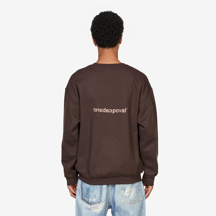 No Crewneck Dark Chocolate