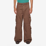 Zip-Off Cargo Pants Brown