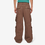Zip-Off Cargo Pants Brown