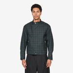 Riders Jacket Neon Plaid Black | Turquoise