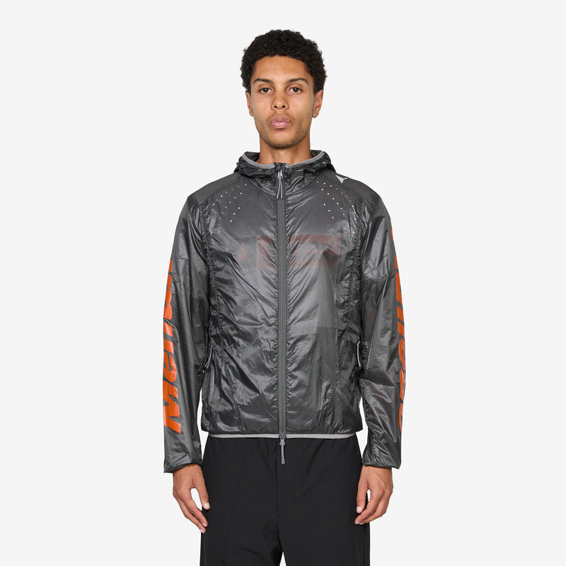 Mental Athletic x Hue Packable Wind Jacket Anthracite Jackets
