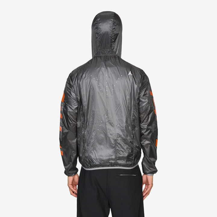 Mental Athletic x Hue Packable Wind Jacket Anthracite