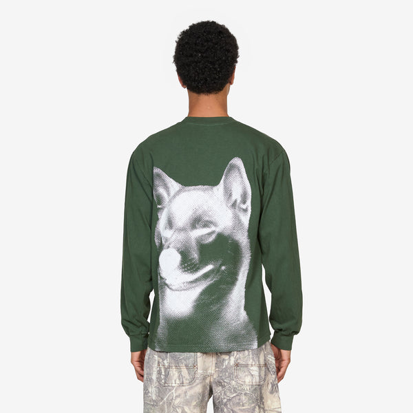 Shiba Longsleeve Shirt Green Tees