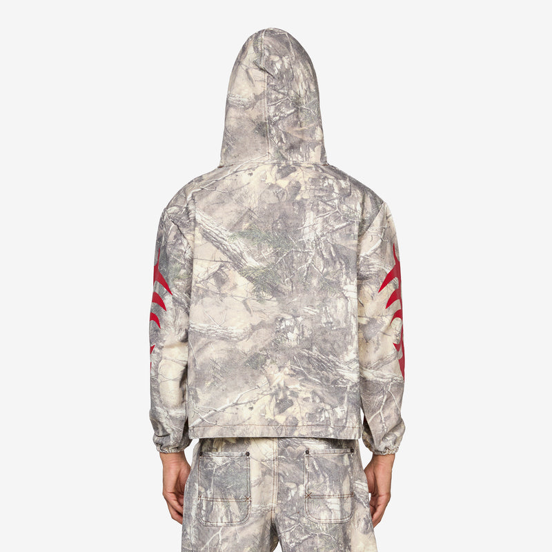 Hunt Canvas Poncho Hoodie Camo Jumpers