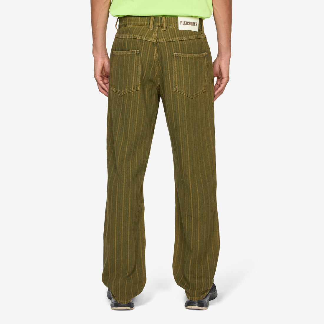Rail Stripe Work Pants Brown Pants