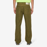 Rail Stripe Work Pants Brown