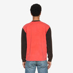 Aged Colour Block Ancient Temple Longsleeve T-Shirt Multi