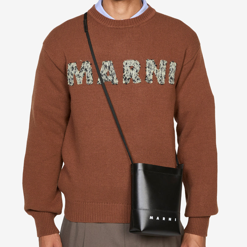 Logo-Printed Shoulder Bag Black Accessories