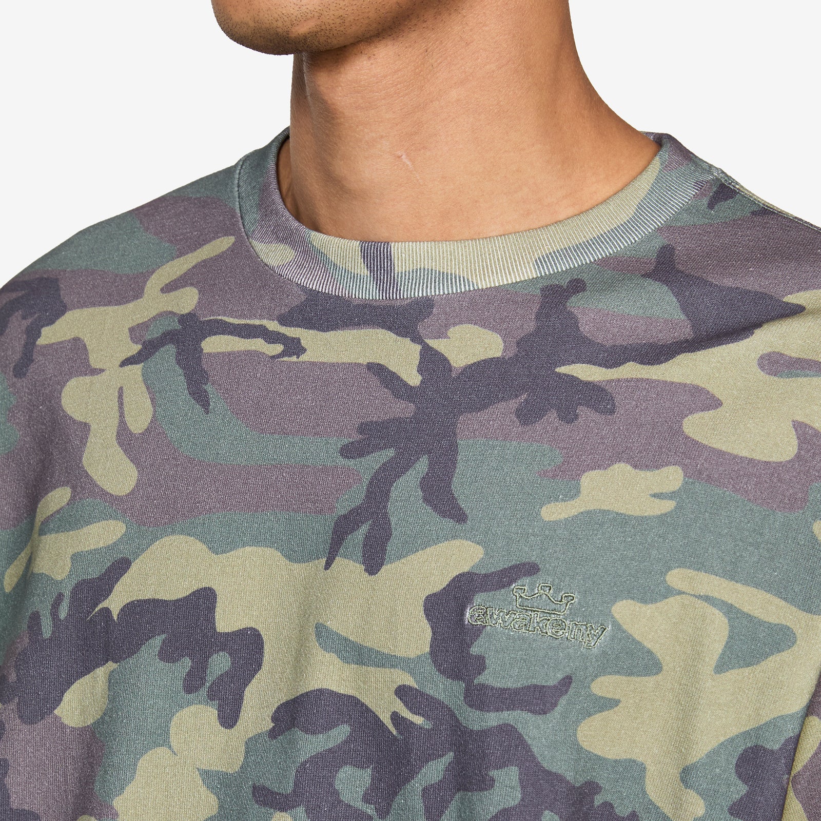 Waffle Longsleeve Shirt Camo – Above The Clouds
