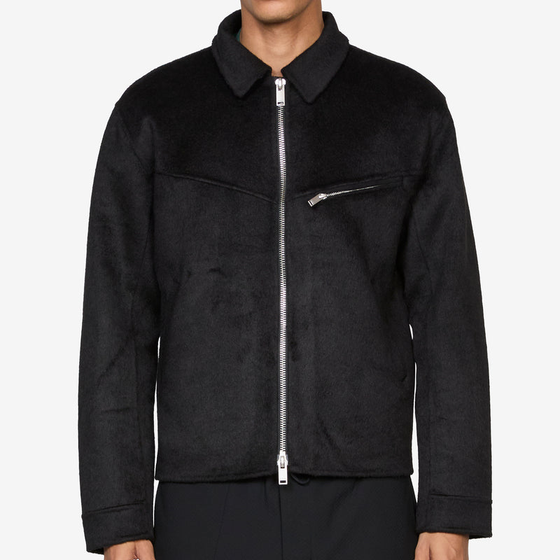 Diamond Boxy Jacket Black Jackets