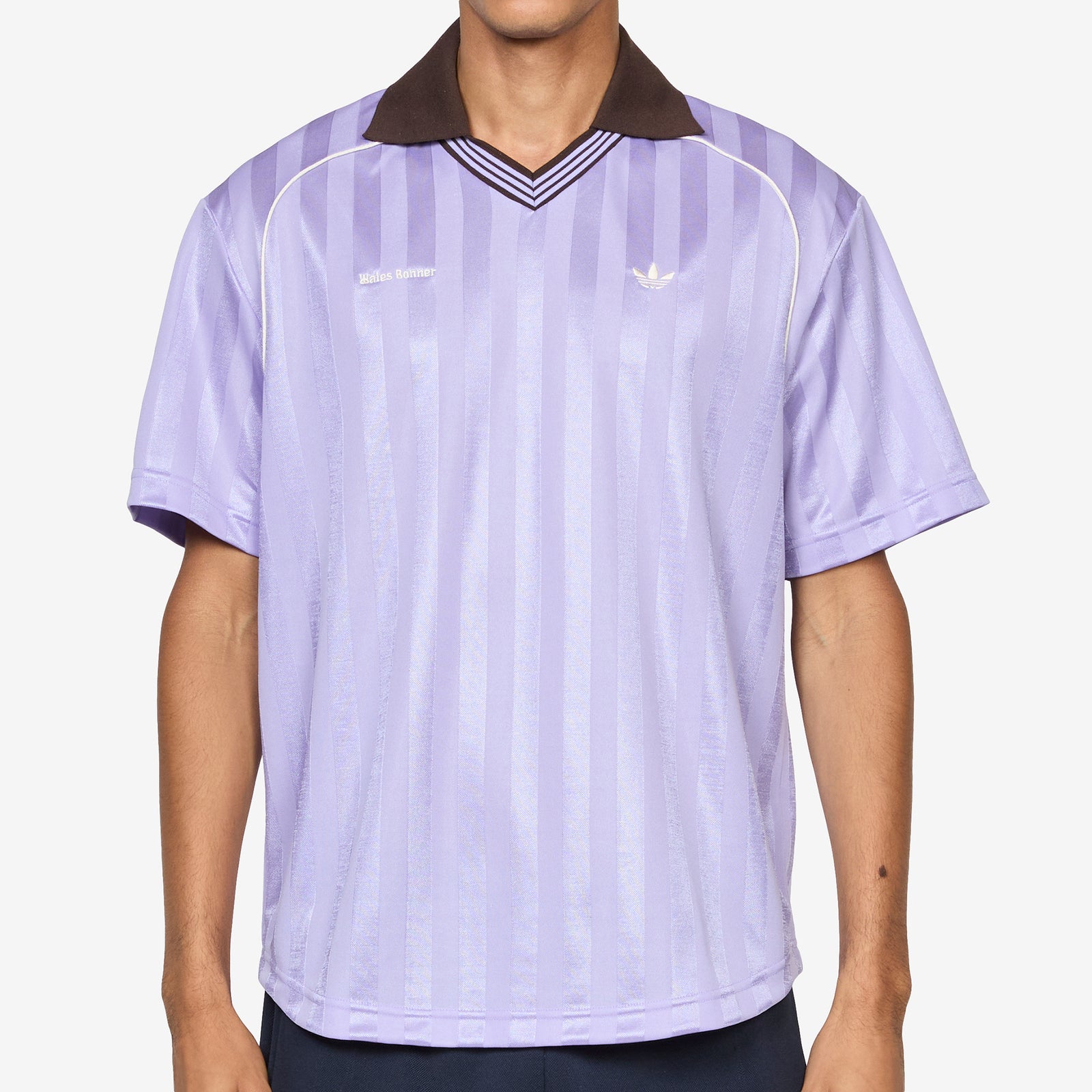 Wales Bonner x Football T-Shirt Light Purple – Above The Clouds