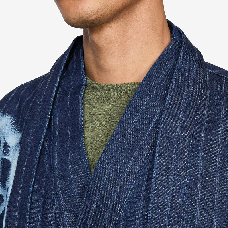 'Kenzo x Futura 2000' Kimono Jacket Rinse Blue Denim Jackets