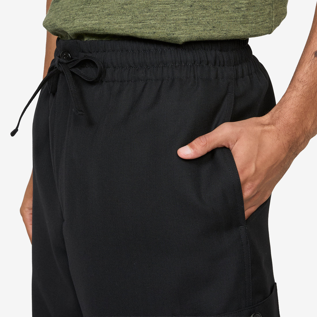 Cargo Jog Pant Black Pants