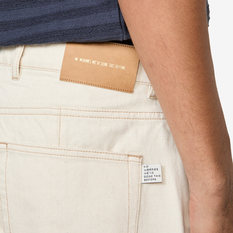 Kandan Jeans Ecru Selvedge Denim Pants