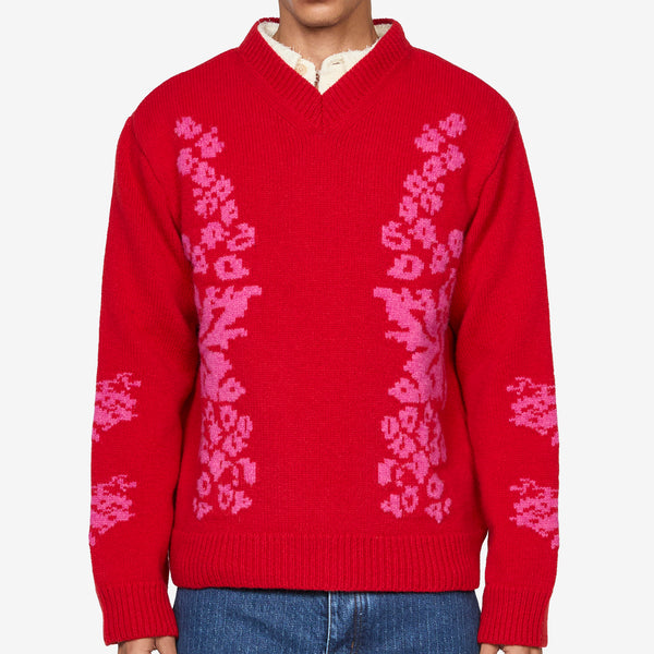 Khivs Pullover Peony | Red Jumpers