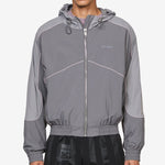 Detailed Track Jacket Dark Grey