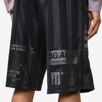 Football Mesh Shorts Black
