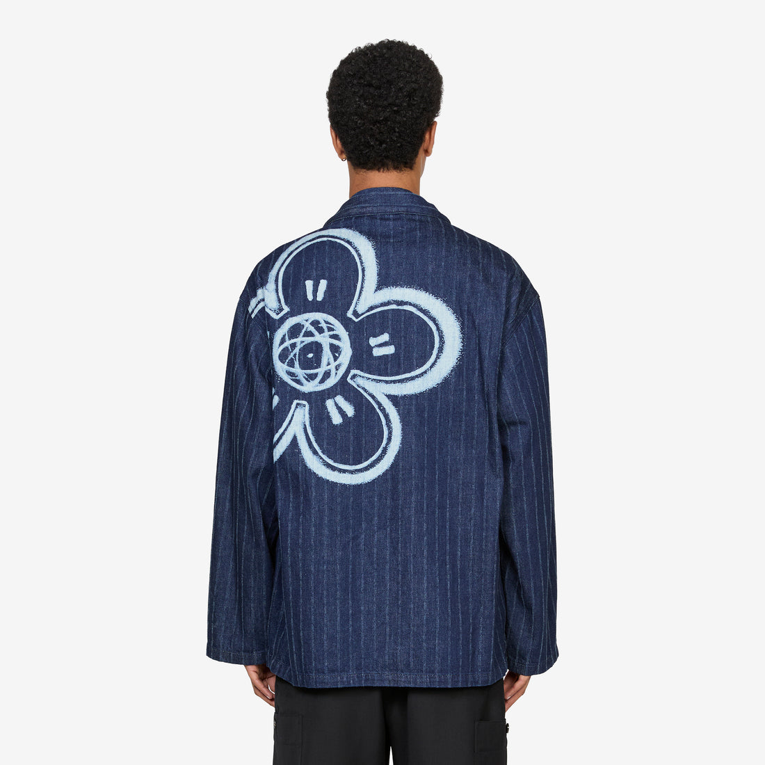 'Kenzo x Futura 2000' Kimono Jacket Rinse Blue Denim Jackets