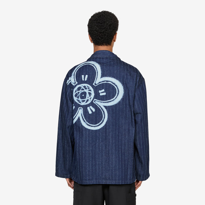 'Kenzo x Futura 2000' Kimono Jacket Rinse Blue Denim