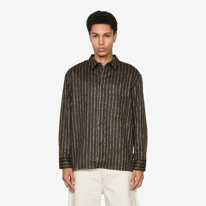 Gusto Shirt Salmon Stripe Shirts